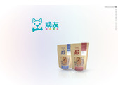 外國寵物零食中文LOGO設計
