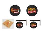 MWL披薩logo設計