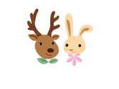 兔+鹿