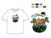 T-Shirt設計 -城堡蛋