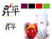 泡沫紅茶連鎖店的商標-昇平