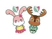 吉祥物(兔/鹿)設計