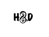 H&D甜甜圈 Logo