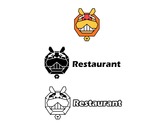 餐廳小石獅子吉祥物設計