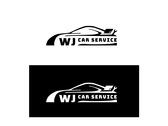 WJ 汽車百貨logo設計
