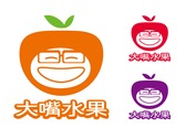 大嘴水果 logo 設計