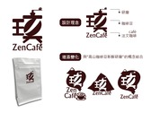 瑱咖啡(Zen)LOGO與咖啡袋設計