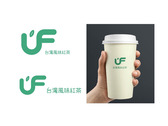 UF茶飲LOGO設計