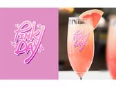 Pink day logo設計