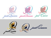 just Queen logo設計-2