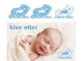 blue otter商標設計
