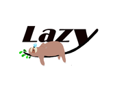 Lazy logo design