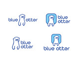 blue otter logo 02