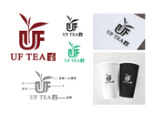 UF茶飲LOGO設計-1