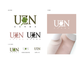 UZN Derma 品牌英文LOGO設計