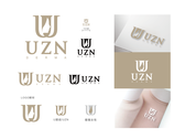 UZN Derma 品牌英文LOGO設計