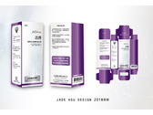 肌膚清潔添加濃縮液盒裝設計-紫