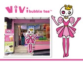 ViVi bubble tea 人形立牌