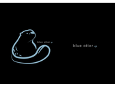 blue otter (黑底)