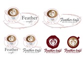 Feather café-logo