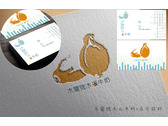 木蘭號木瓜牛奶logo名片設計
