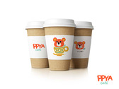 PPYA cafe的熊酷視覺包裝