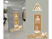 瑱咖啡LOGO與咖啡袋包裝設計