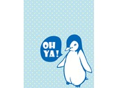 寢具Q版圖案設計-OH YA! 小企鵝