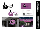薇薇新娘婚紗攝影品牌商標設計
