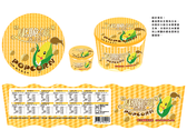 手工玉米花包裝圖樣設計