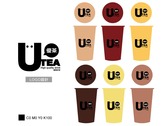 Utea 優茶 logo&杯子包裝設計