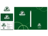 皮繩商標Logo設計-綠色款