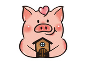 房仲業吉祥物設計-｢豬｣