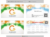 補習班名片,積分卡設計(有LOGO)