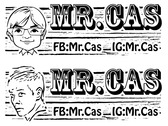 Mr.cas招牌logo設計