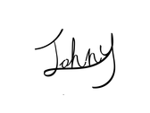 英文簽名設計 - Johny