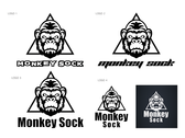 Monkey Sock LOGO設計-1