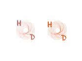 H&D 甜甜圈logo