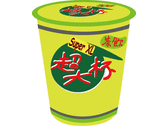 超大杯茶飲-logo設計