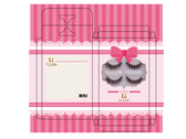 ILLBE假睫毛盒設計-桃粉紅