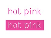 hot pink