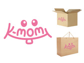 k-mom 品牌logo設計