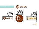CAFE 13 logo設計