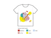 T-Shirt圖樣設計-ROCK搖滾貓